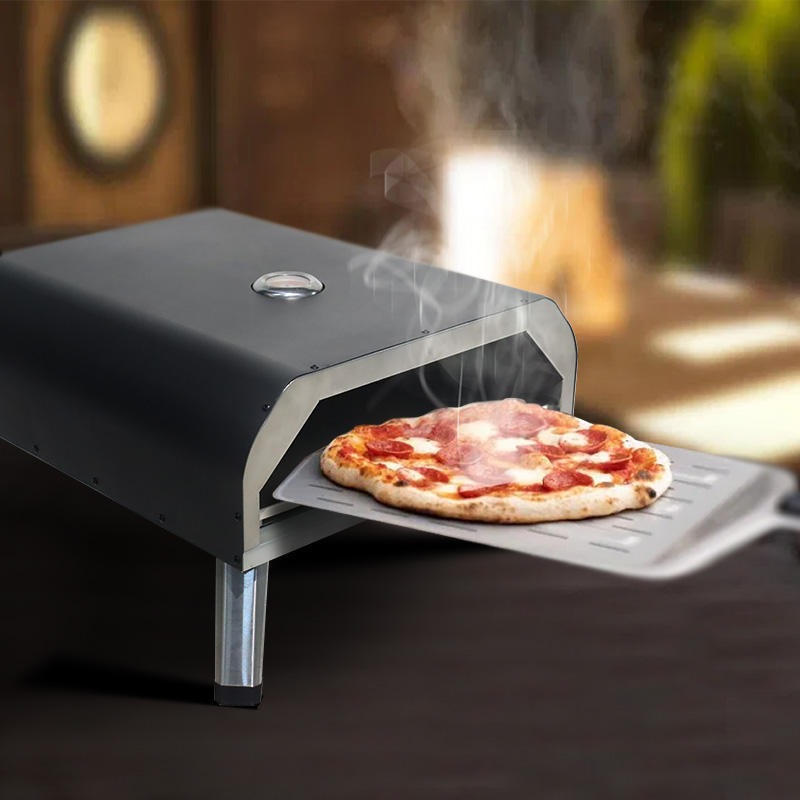 Commercial Kitchen Oven - 16インチ ガス式ピザオーブン ポータブル 業務用 ステンレス製 屋外キッチン
