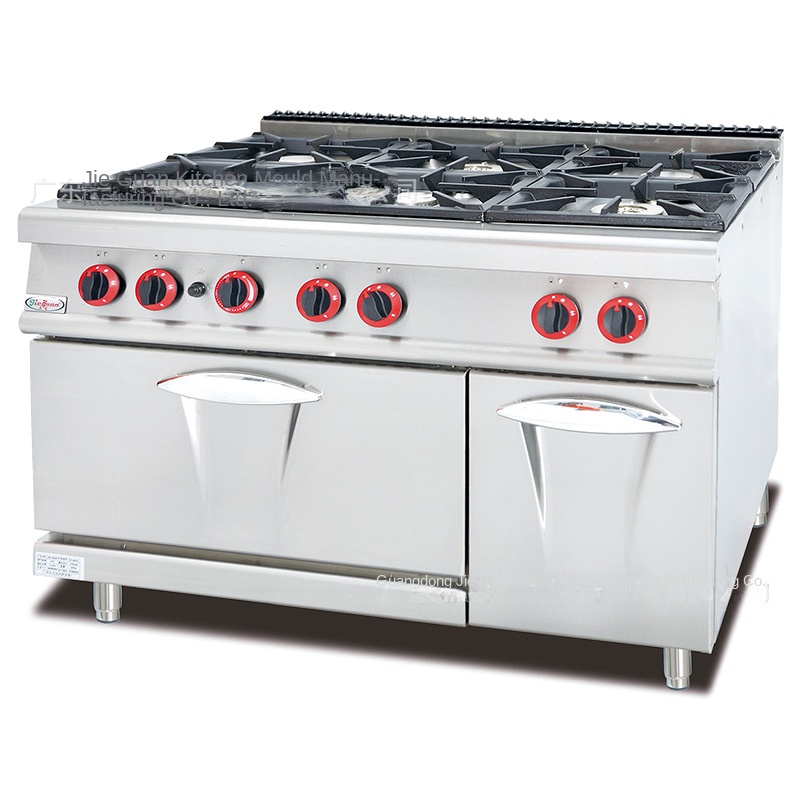 Commercial Kitchen Oven - ジーグァン GH-797A 業務用厨房コンロ 縦型ガス6口ウエスタンスタイルオーブン 6眼オーブン 小型炒め物・焼き物用