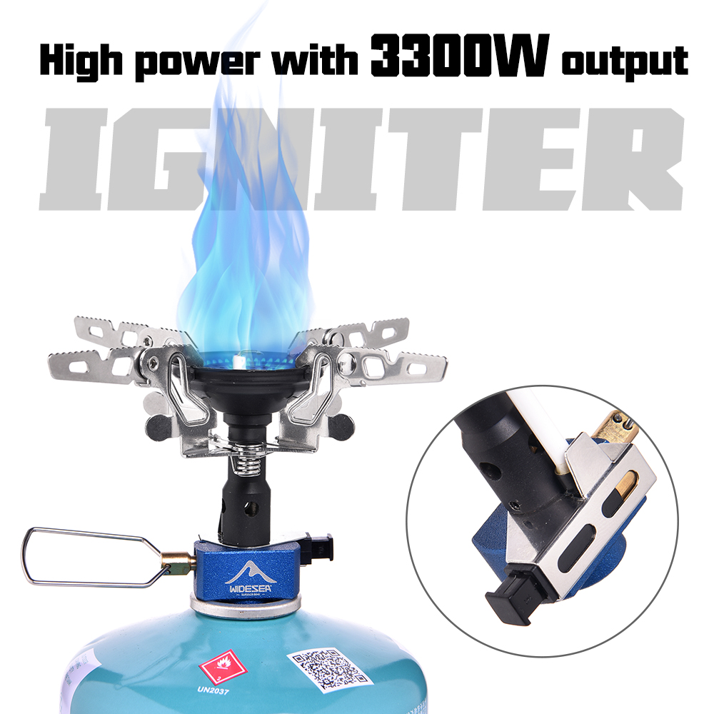 Commercial Kitchen Warmer - 屋外キャンプ用ガスバーナー アウトドアストーブ 3300W イグナイター付き キャンプ用品 ポータブル