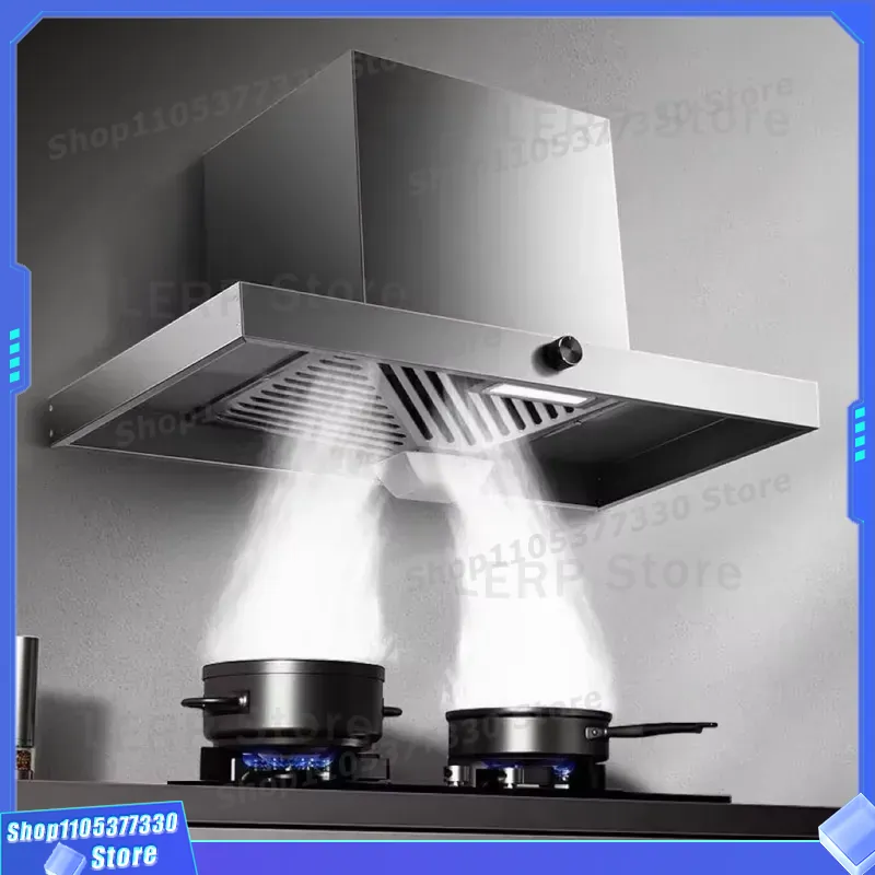 Commercial Kitchen Lighting Design - ミニアイランドレンジフード キッチン調理用 業務用レストラン照明付き 手頃な価格の排気ファン OEMカスタムデザイン コンパクト