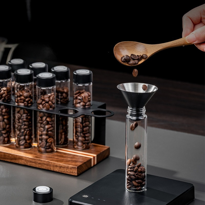 JUSTINLAU ガラス製コーヒー豆保存容器 気密1方向バ - Commercial Kitchen Organization のレビューと価格