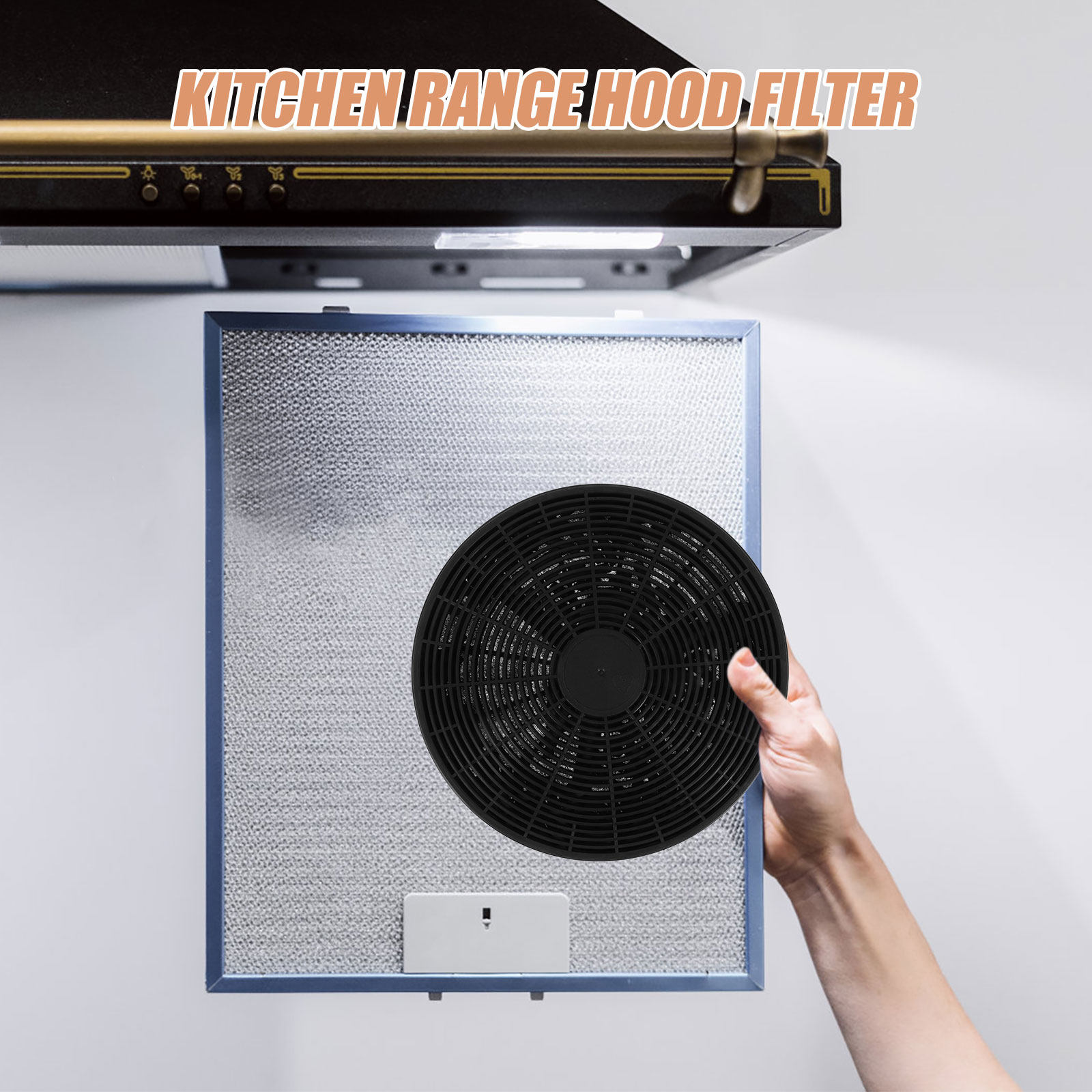 6.9インチキッチンレンジフードカーボンフィルター、洗える油 - Commercial Kitchen Hood のレビューと価格