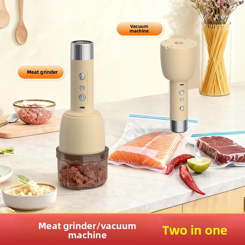 2in1家庭用電動グラインダー＆ミキサー、真空一体型ミートグ - Meat Grinder Electric のレビューと価格