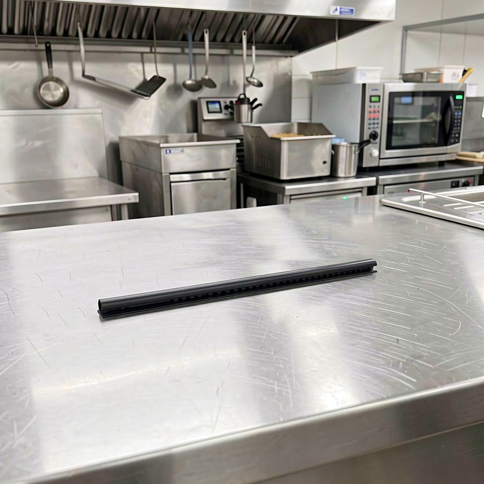 黒色のスライド式チェックラックチケットホルダー、キッチン注文 - Commercial Kitchen Rack のレビューと価格