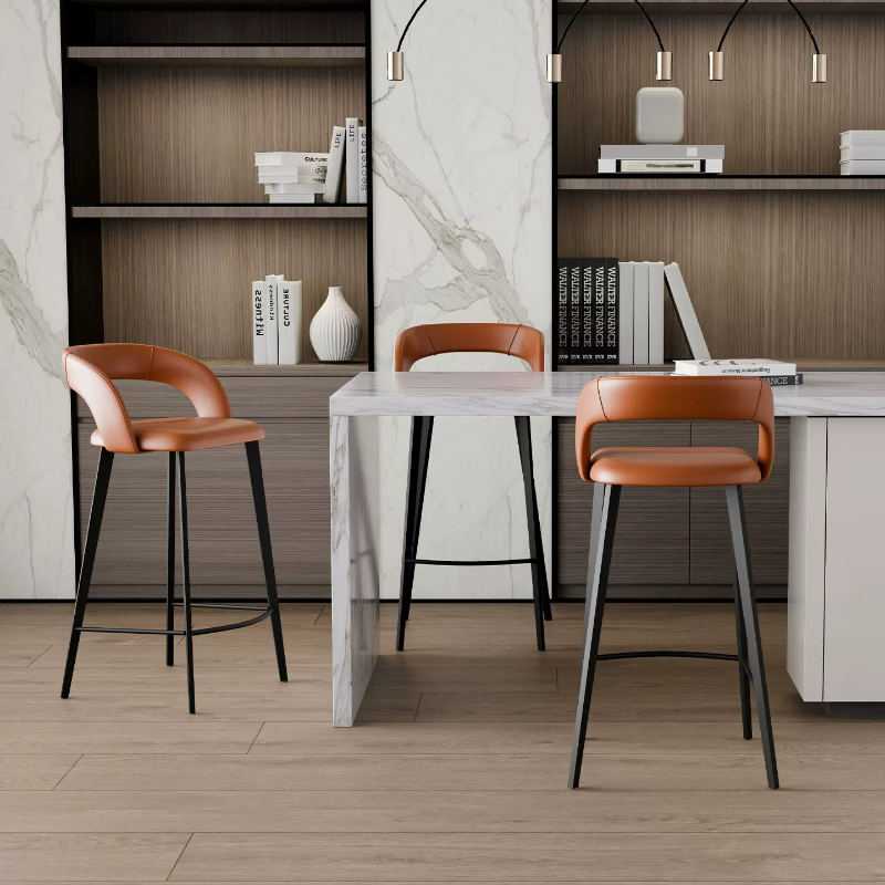 ライトラグジュアリーナッパレザーバースツールカウンターデザイ - Commercial Kitchen Lighting Design のレビューと価格