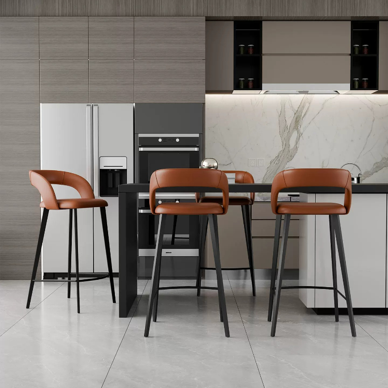ライトラグジュアリーナッパレザーバースツールカウンターデザイ - Commercial Kitchen Lighting Design のレビューと価格