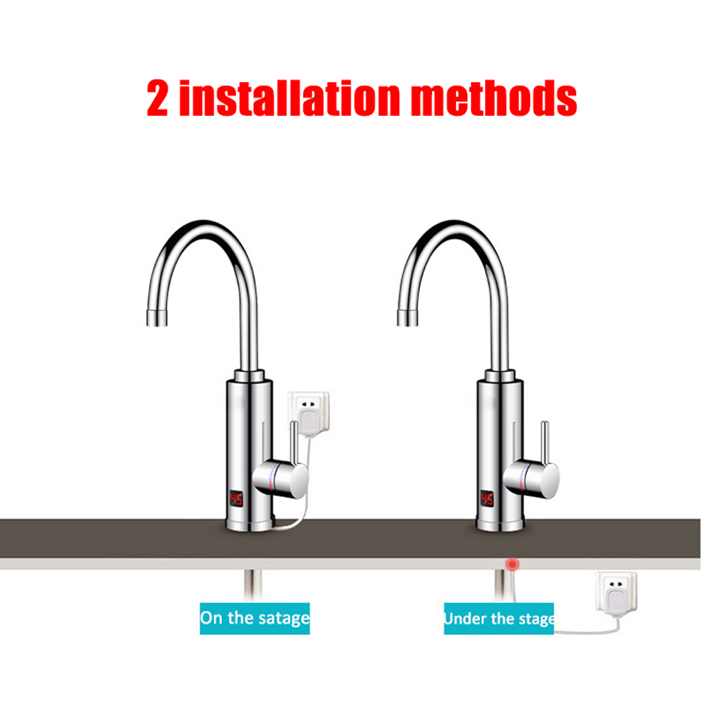 3000W 電気温水器 浴室 キッチン 蛇口 タンクレス給湯 - Commercial Kitchen Mixer のレビューと価格