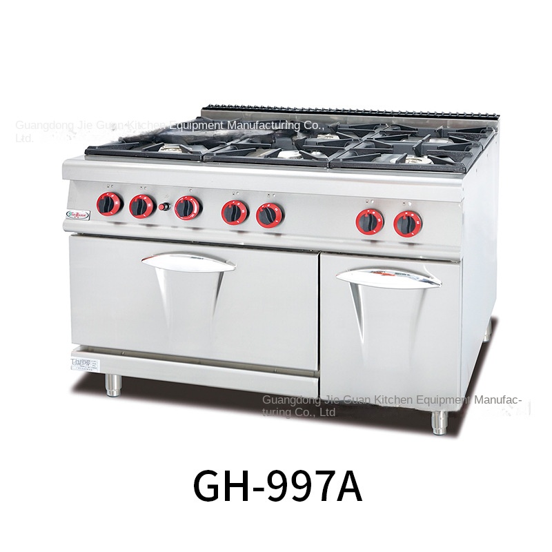 ジーグァン GH-797A 業務用厨房コンロ 縦型ガス6口ウ - Commercial Kitchen Oven のレビューと価格