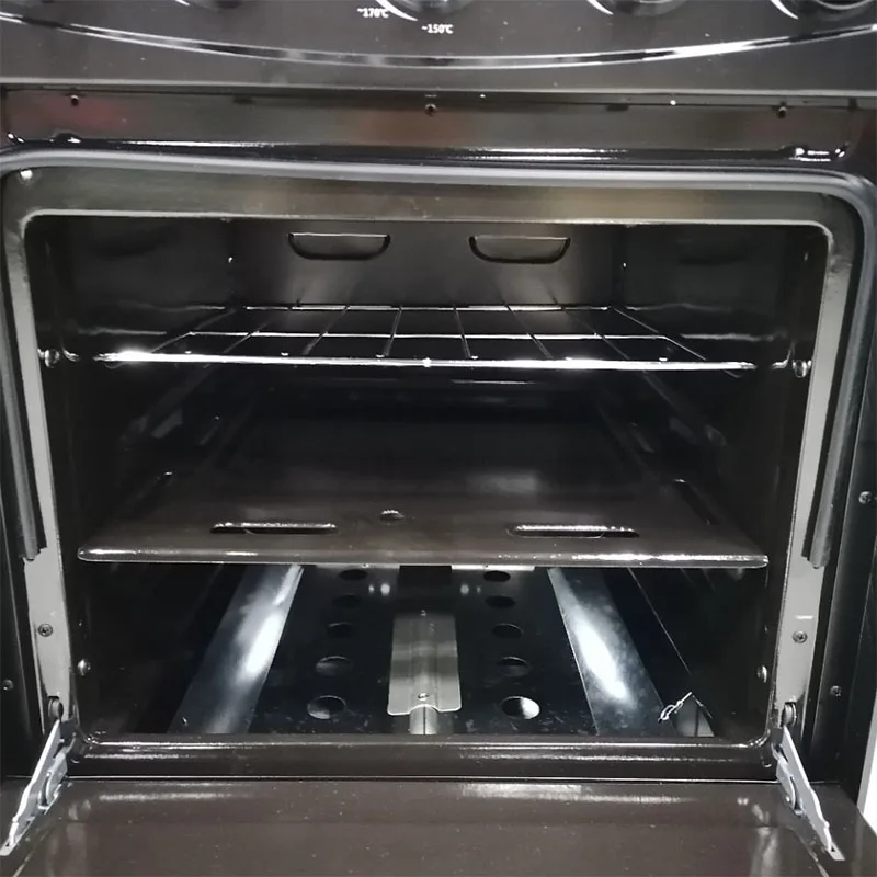 4口バーナー自立型一体型ガスコンロ、オーブン付きステンレス鋼 - Commercial Kitchen Oven のレビューと価格