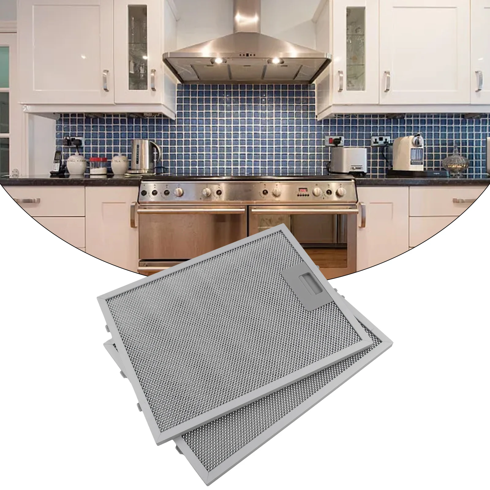 2 個レンジフードフィルター金属メッシュ抽出器ベントフィルタ - Commercial Kitchen Hood のレビューと価格