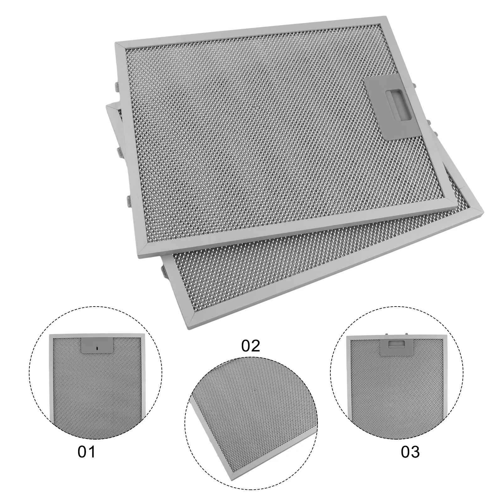 2 個レンジフードフィルター金属メッシュ抽出器ベントフィルタ - Commercial Kitchen Hood のレビューと価格