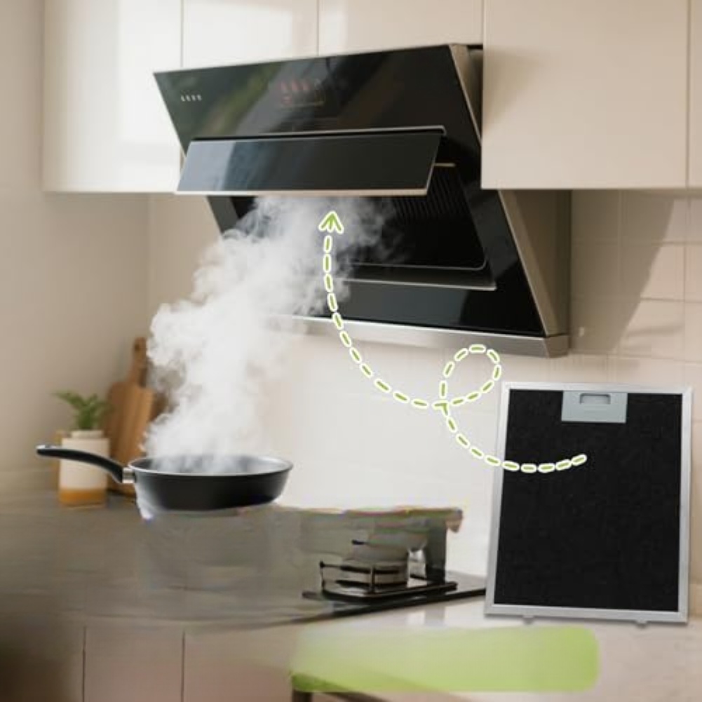 レンジフード用に設計された活性炭フィルター 57x47cm  - Commercial Kitchen Lighting Design のレビューと価格