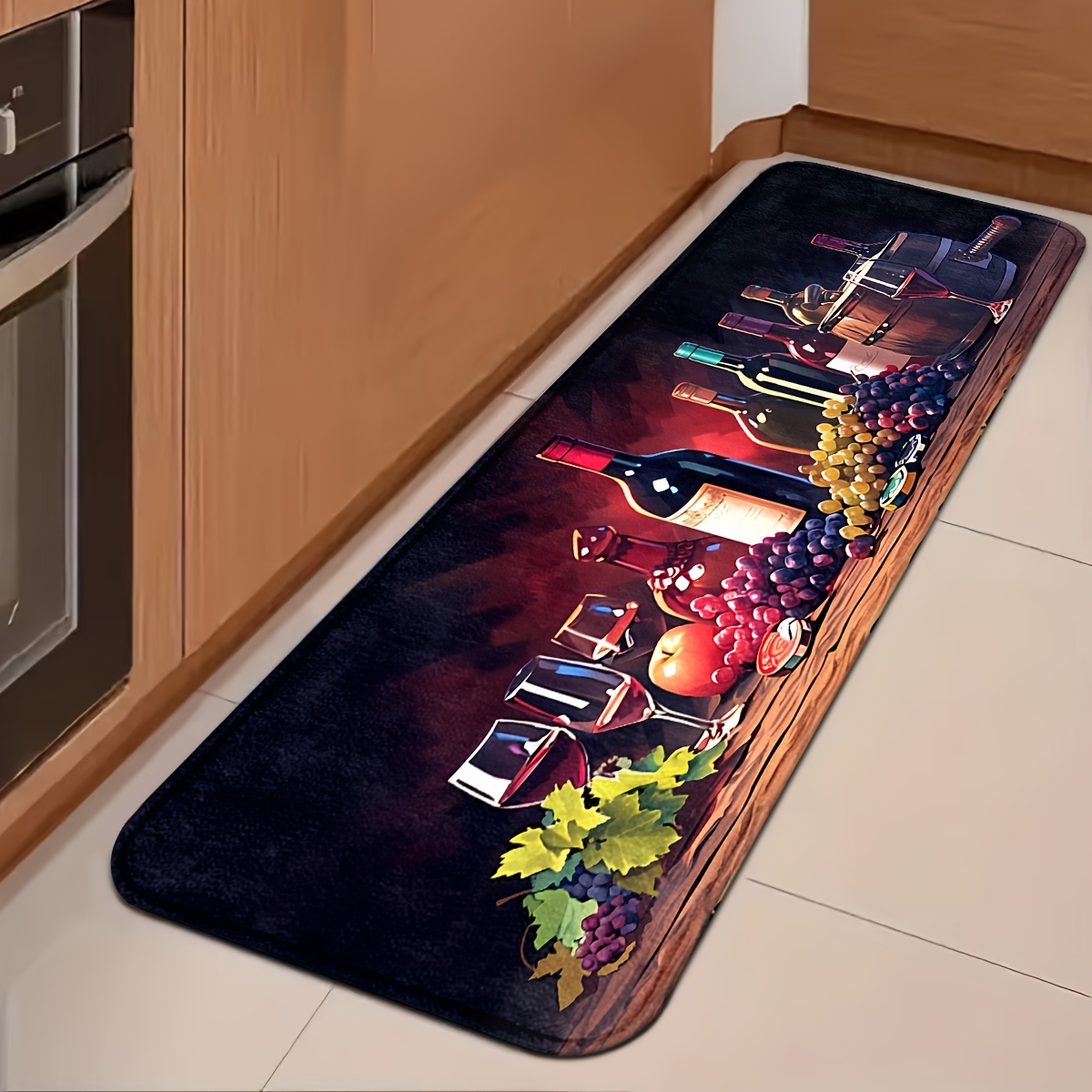 リアルなブロッコリー、リンゴ、グレープフルーツ、アボカド、ジ - Commercial Kitchen Background のレビューと価格