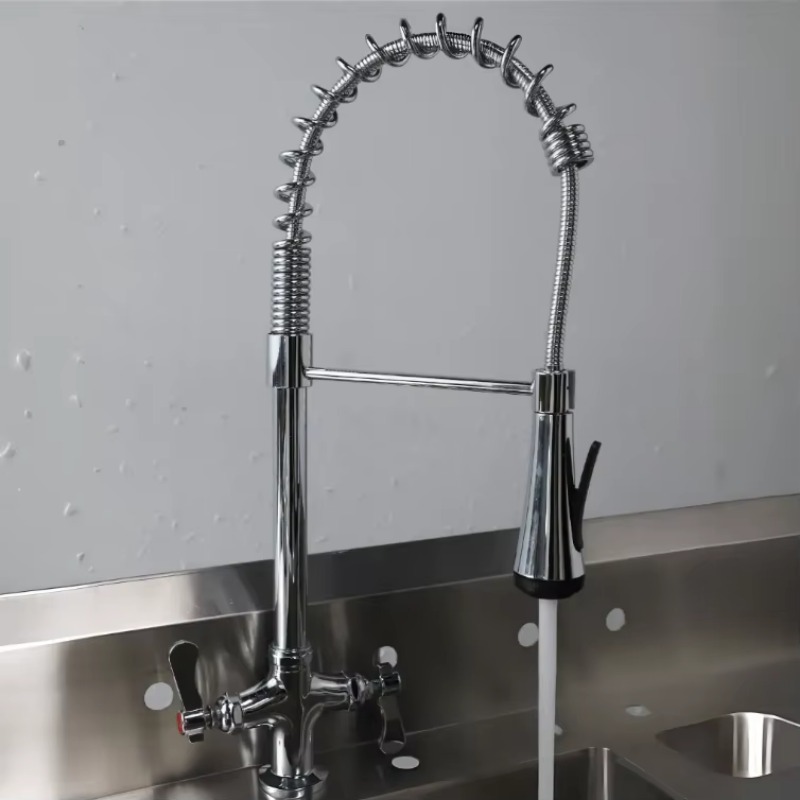 高品質のクラシックホテル仕様プルダウン式カウンタートップ商業 - Commercial Quality Kitchen Faucet のレビューと価格