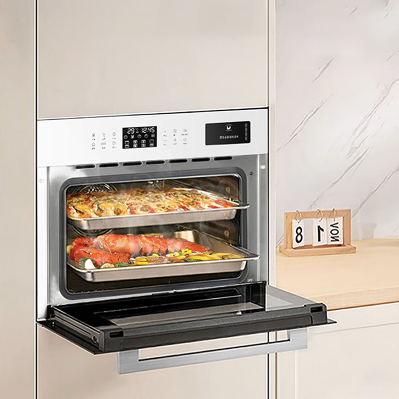 60Lスマートコンビスチームオーブン、回転式パン焼きコンベク - Commercial Kitchen Oven のレビューと価格
