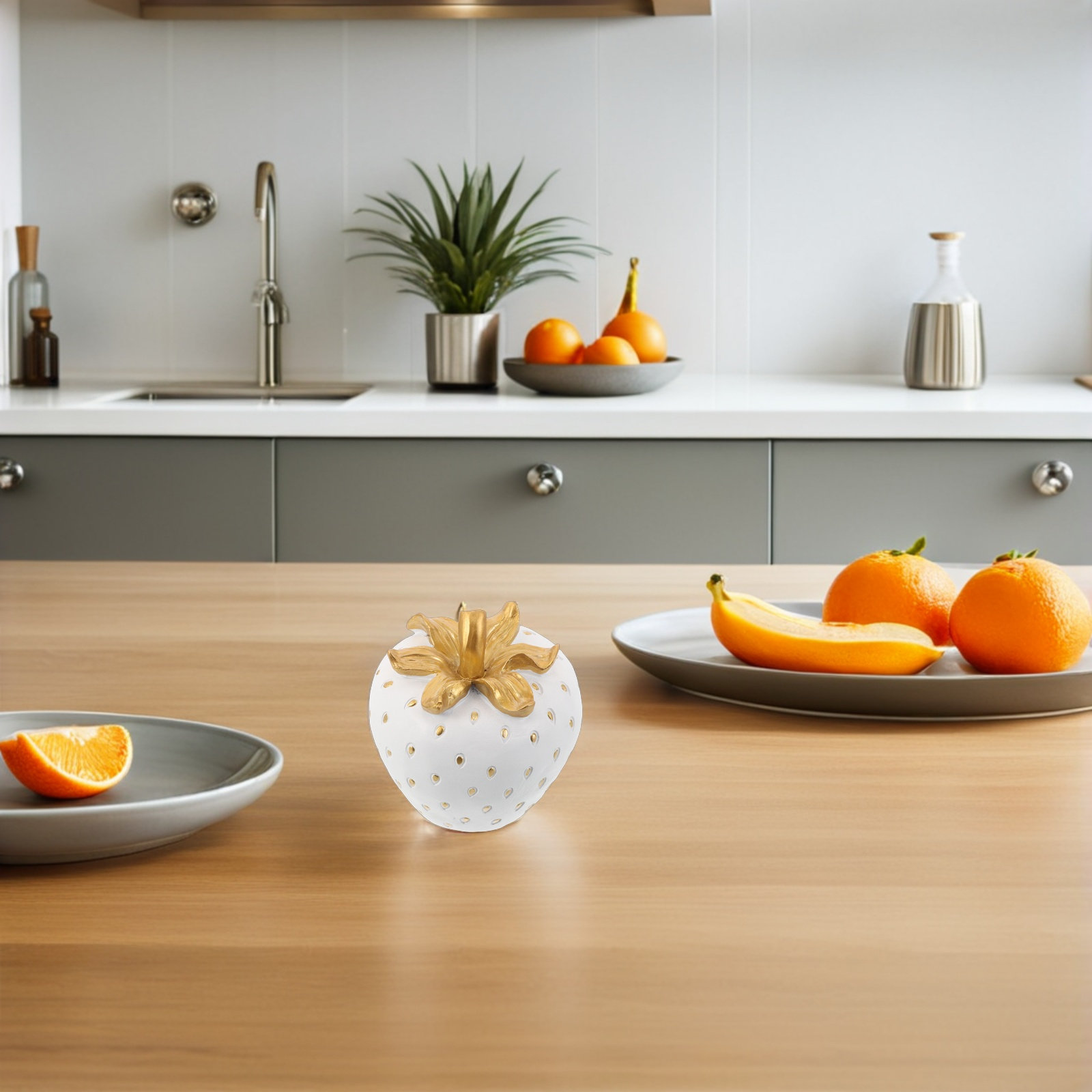 鮮やかでリアルなイチゴの小道具、樹脂製のフェイクフルーツ、イ - Commercial Kitchen Interior のレビューと価格