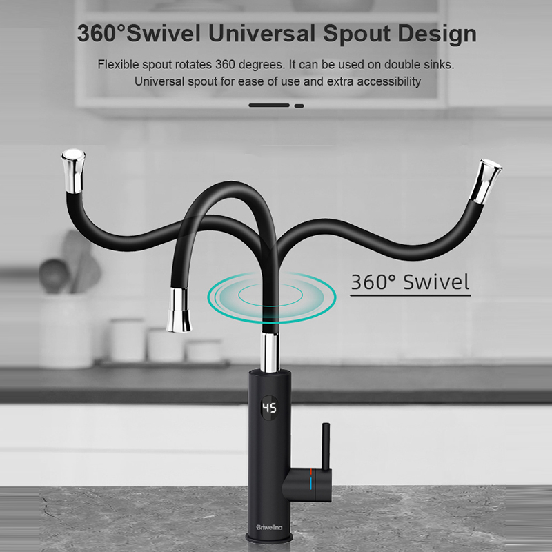 ブリウェルナ電気温水器 220V 2 in 1 キッチン蛇口 - Commercial Kitchen Mixer のレビューと価格